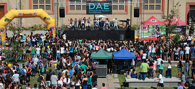 Festival en campus Los Leones de Providencia recibió a los novatos USS - USS