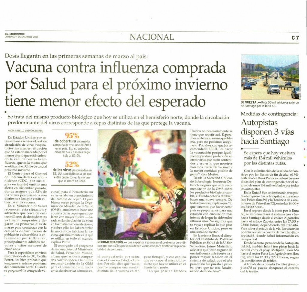 0401 El Mercurio - Vacuna contra influenza - IPSUSS