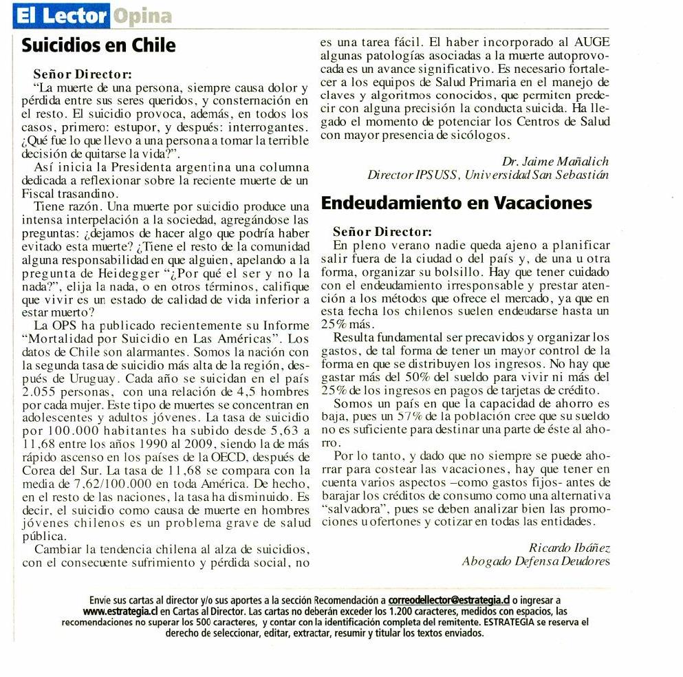 2601 Estrategia - Carta - Suicidios en Chile