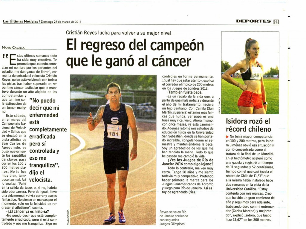 2903 LUN - El regreso del campeonque le gano al cancer - copia