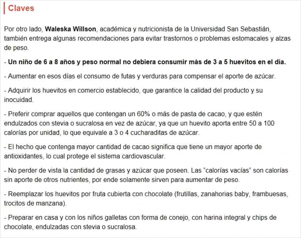 3103 Bio bio.cl - Semana Santa cuantos huevitos de chocolate debe comer como maximo un niño 3