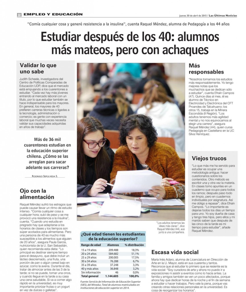 3004 LUN -Estudiar despues de los 40