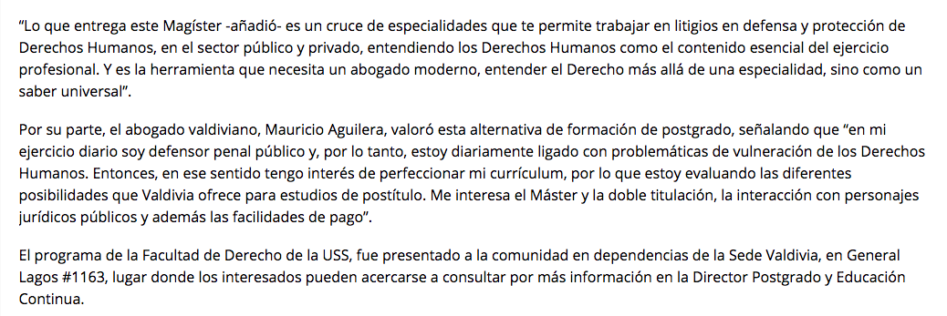 USS Valdivia promueve el estudio avanzado de los Derechos Humanos en Los Rios2